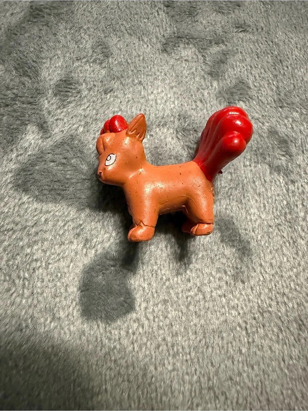 Vulpix Pokemon Figurine in Orange & Red